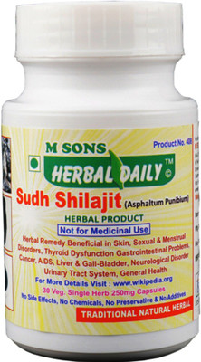 

M SONS Herbal daily Shilajit(250 mg)