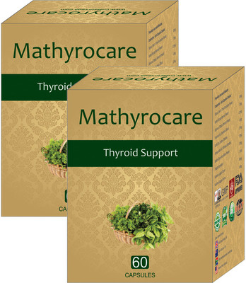 

Nutriley Mathyrocare - Thyroid Control Capsules (120 Capsules)(120 No)