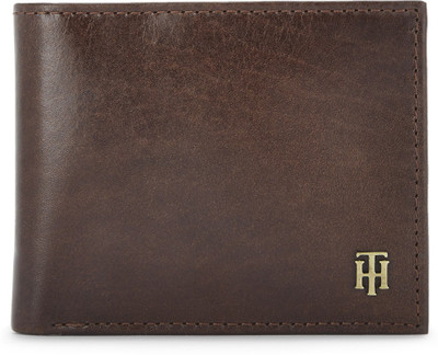 

Tommy Hilfiger Men Brown Genuine Leather Wallet(8 Card Slots)