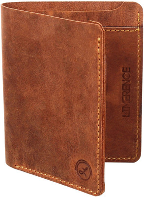 

LIMERENCE Men Tan Genuine Leather Wallet(6 Card Slots)