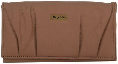 

Bagatella Women Brown Genuine Leather Wallet(4 Card Slots)
