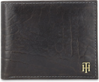 

Tommy Hilfiger Men Grey Genuine Leather Wallet(4 Card Slots)