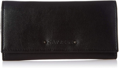 

Caprese Women Black Artificial Leather Wallet(6 Card Slots)