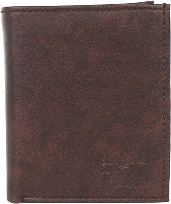 

Peacock Mundkar Boys Brown Artificial Leather Wallet(6 Card Slots)