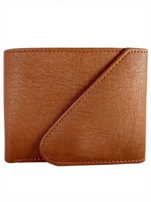 

Zulfi Men Black Artificial Leather Wallet(6 Card Slots), Tan