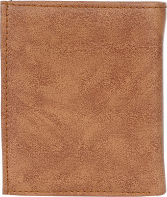 

Peacock Mundkar Boys Brown Artificial Leather Wallet(6 Card Slots), Tan