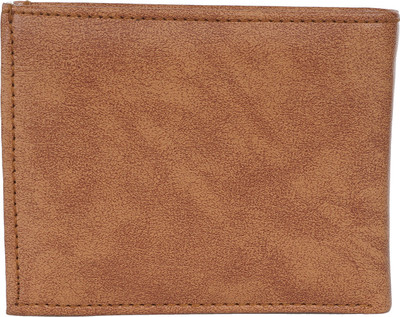 

Peacock Mundkar Boys Brown Artificial Leather Wallet(6 Card Slots), Tan