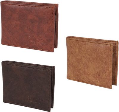 

Peacock Mundkar Boys Brown, Multicolor, Tan Artificial Leather Wallet(6 Card Slots), Brown;dark brown;tan