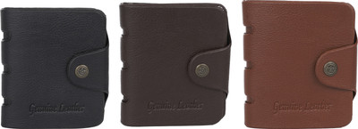 

Peacock Mundkar Boys Black, Brown, Tan Artificial Leather Wallet(6 Card Slots)