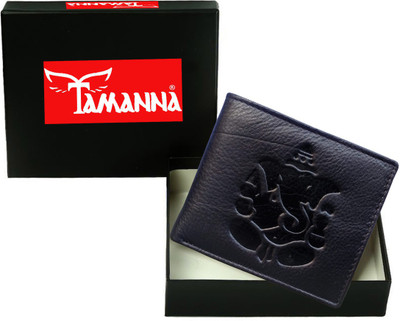 

Tamanna Men Black Genuine Leather Wallet(2 Card Slots)