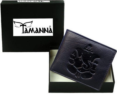 

Tamanna Men Black Genuine Leather Wallet(2 Card Slots)