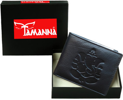 

Tamanna Men Black Genuine Leather Wallet(2 Card Slots)