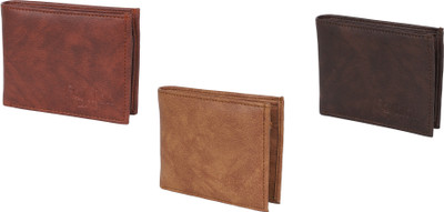 

Peacock Mundkar Boys Brown, Multicolor, Tan Artificial Leather Wallet(6 Card Slots), Brown;dark brown;tan