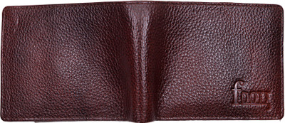

f dott Men Brown Genuine Leather Wallet(7 Card Slots)