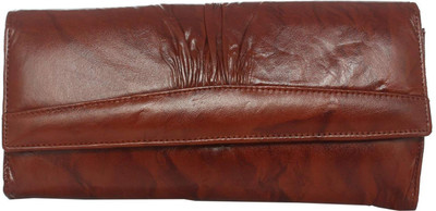 

Bagaholics Women Brown Genuine Leather Wallet(4 Card Slots)