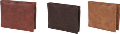 

Peacock Mundkar Boys Brown, Multicolor, Tan Artificial Leather Wallet(6 Card Slots), Brown;dark brown;tan
