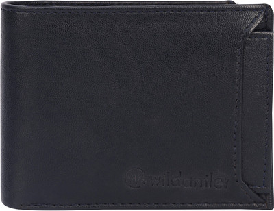 

Wildantler Boys Black Genuine Leather Wallet(3 Card Slots)