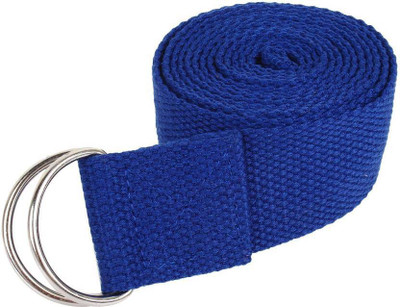 

FITGURU 704751153717 Cotton Yoga Strap(Blue)