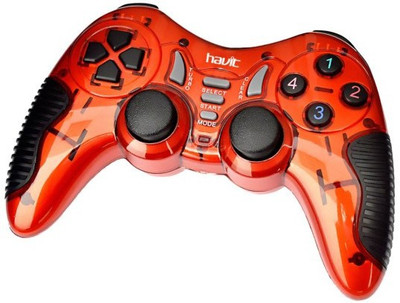 

Havit G89W Wireless Gamepad Controller Compatible with PC,PS2,PS3 Joystick(Red, For PS2, PS3, PC)