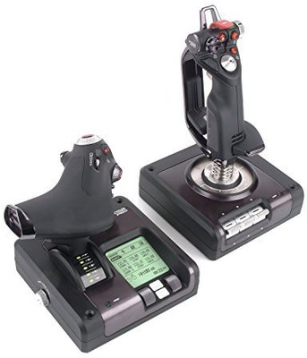 

Saitek Saitek X52 Pro Flight System Controller Joystick(Black, For PC)