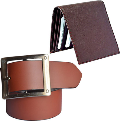 

HENEDA Belt, Wallet Combo(Brown)