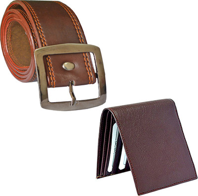 

HENEDA Belt, Wallet Combo(Brown)