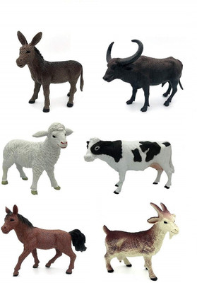 

Assemble Amazing Realistic Look Farm Life Animals Figures Play Set Toy for Kids(Multicolor)