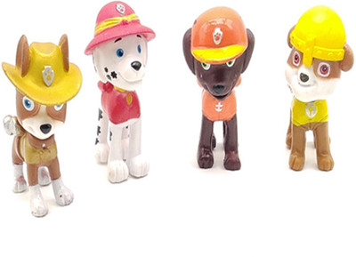 

ancientkart Paw Patrol Action Figures Set of 4(Multicolor)