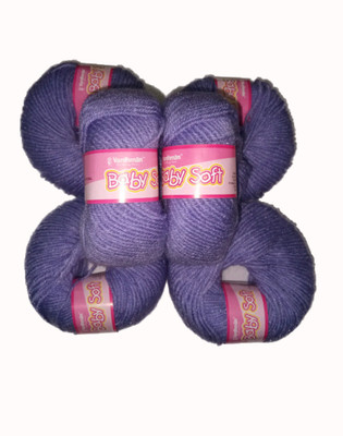 

Vardhman BABY SOFT WOOL PACK OF 6 150GM PURPLE SHADE NO.35