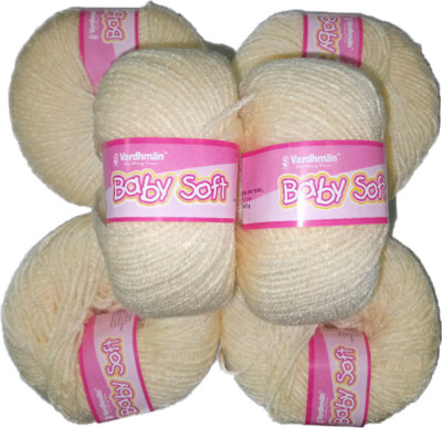 

Vardhman BABY SOFT WOOL PACK OF 6 150GM CREAM SHADE NO.42