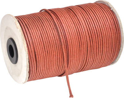 

Kalpadrum Jewellery Making 2 MM Brown Cotton Wax Cord 100 Mtr