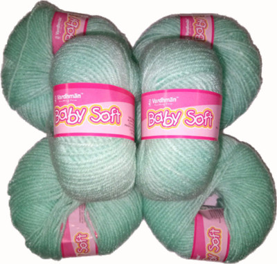 Vardhman BABY SOFT WOOL PACK OF 6 150GM APPLE GREEN SHADE NO.03