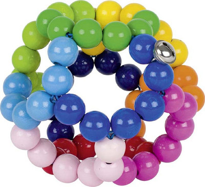 

Goki Touch ring elastic rainbow ball, big Rattle(Multicolor)