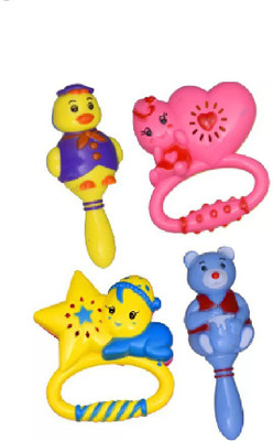 

Riyansh 4 Pcs baby rattle Rattle(Multicolor)