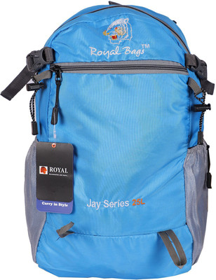 

Royal Bags PU Coated Blue Camping Backpack 25 Backpack(Blue)