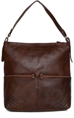 

SVAZ SV-503 Pure Leather Tote/ Shoulder Bags Messenger Bag(Maroon, 12 inch)