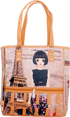 

qooqle LIGHT BROWN COLOR DOLL GIRLS Shoulder Bag(Brown, 10 L)