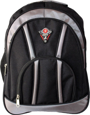 

Aoking Stylish Backpack(Black, Silver, 18 L)