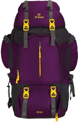 

Hi-Speed Trakking Hiking Rucksack Backpack Waterproof Backpack(Purple, 70 L)