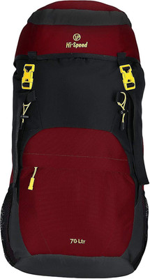 

Hi-Speed Trakking Hiking Rucksack Backpack Waterproof Backpack(Red, 70 L)
