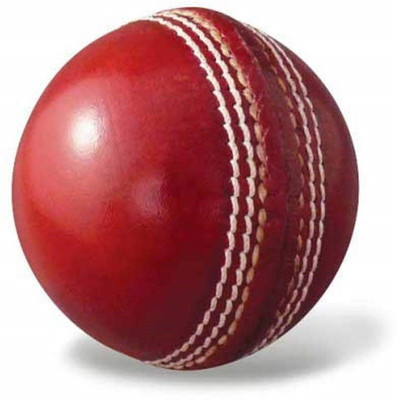 

Naresh Sports NS-7 Cricket Leather Ball(Pack of 2, White), Red