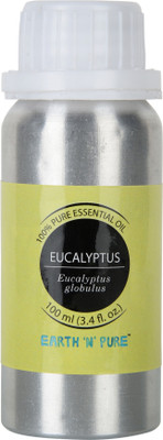 Earth N Pure Eucalyptus Oil 100% Pure And Natural Essential Oil - 100 ml (3.4 fl. oz.)(100 ml)