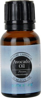 Earth N Pure Avocado Oil 100% Pure, Natural and Cold Pressed - 15 ml (0.5 fl. oz.)(15 ml)