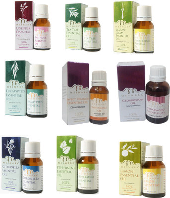

Mesmara Essential Oil set of 9 15ml oils Combo -1(15 ml)