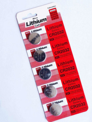 Lithium CR2032  Battery(Pack of 5)