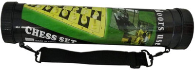 

KEMFYE Chess Set Roll-up Vinyl 12*12 inches Board with Carry case Board Game