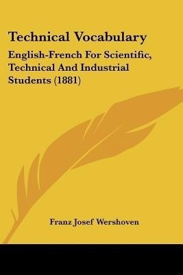 Technical Vocabulary(English, Paperback, Wershoven Franz Josef)