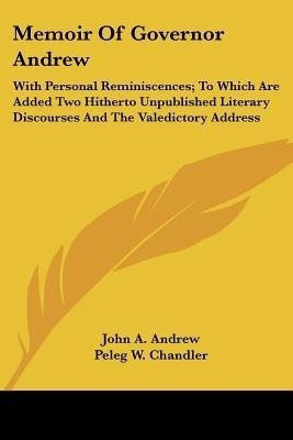 Memoir Of Governor Andrew(English, Paperback, Andrew John a)