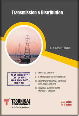 Transmission and Distribution for AU (SEM-IV EEE CBCS SCHEME REGULATION-2017)(English, Paperback, U. A. Bakshi, M. V. Bakshi)