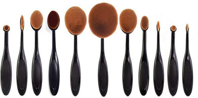 

Nylsa Toothbrush Curve Makeup Tool Oval(Pack of 11)